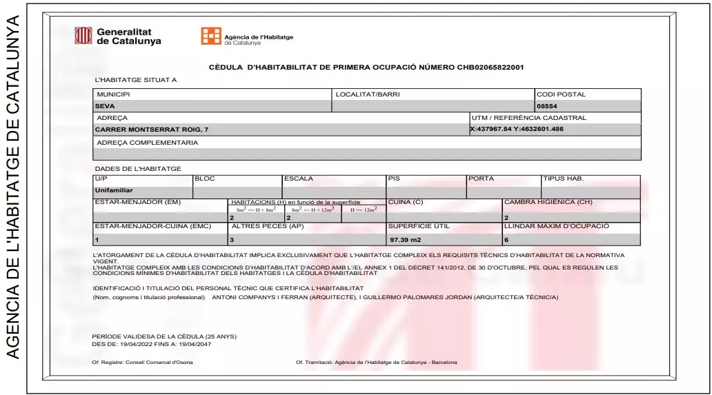 Tramitación de cedulas de habitabilidad Granada
