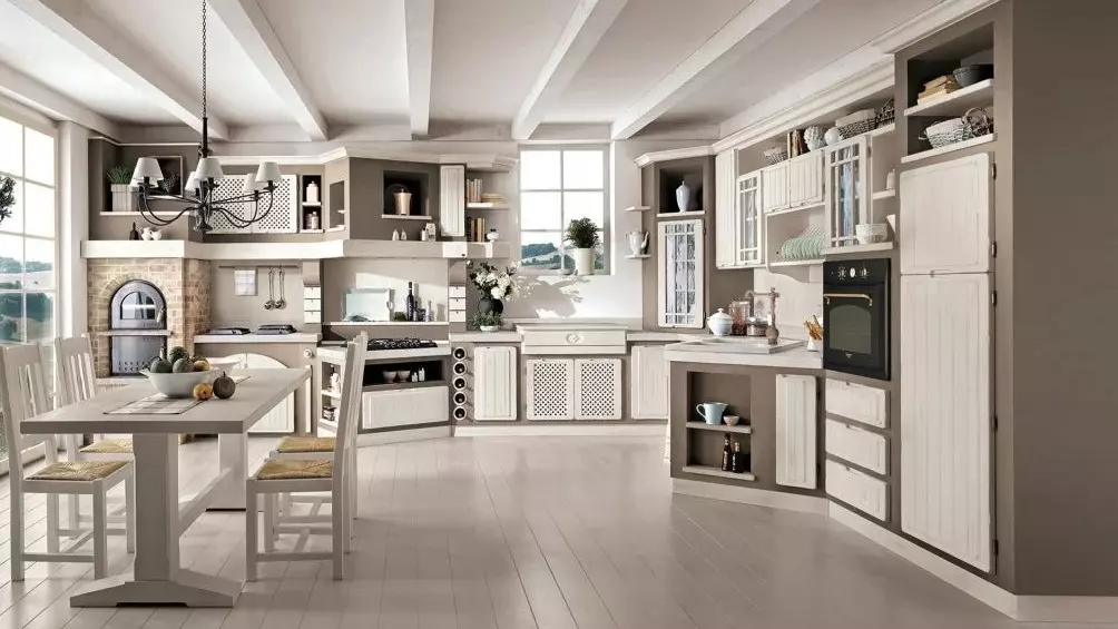 cocina vintadge blanca